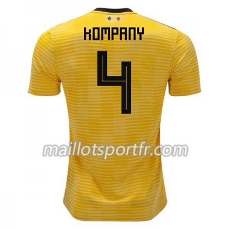 Maillot de Foot Belgique Kompany 4 Exterieur Coupe du monde 2018 Maillot de Foot Belgique Kompany 4 Exterieur Coupe du monde 2018